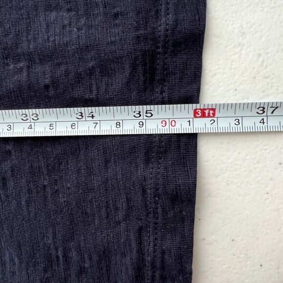 Talbot Embroidered Shift Dress Nantucket Slub Cotton Navy Sz MP Business Casual - Picture 11 of 12